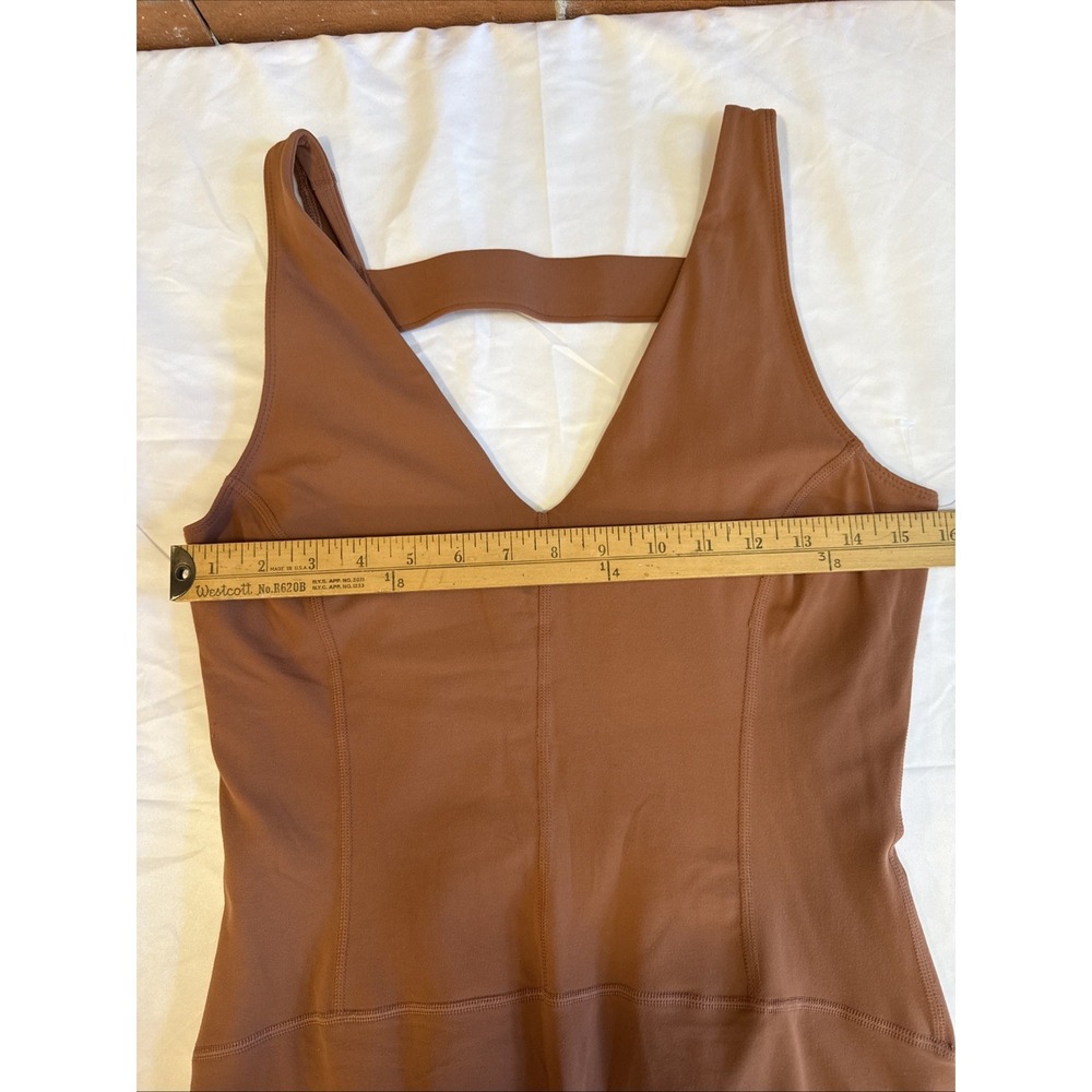 Free People Movement Large‎  Never Better Athletic One Piece Jumpsuit Rust NWOT - Picture 9 of 10